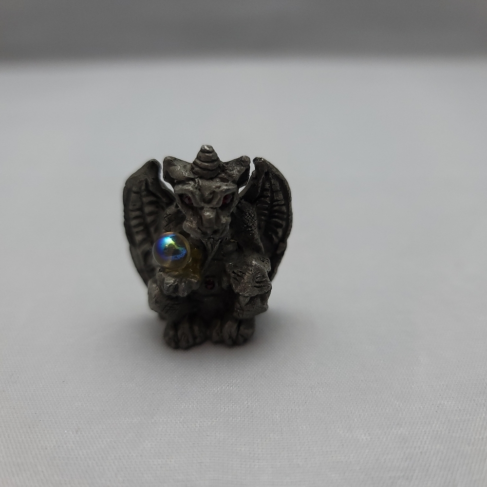 *Vintage* Early 1990's Sunglo Pewter Gargoyle Figurine